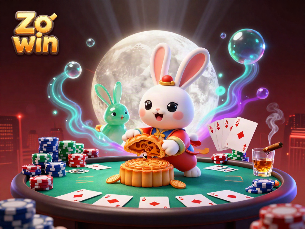 Experience thrilling bets and poker excitement with Zo win showcased in a vibrant casino scene.